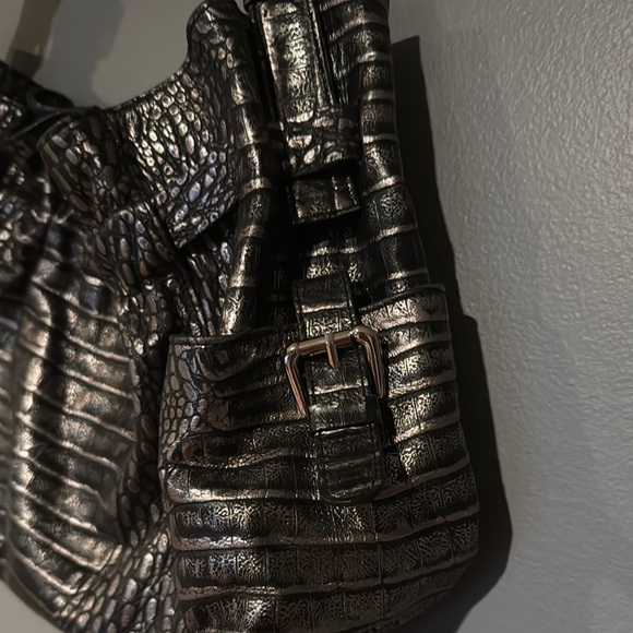 Randolph Duke Black‎ Shoulder Bag  Exotic 100% genuine Leather - Picture 2 of 9